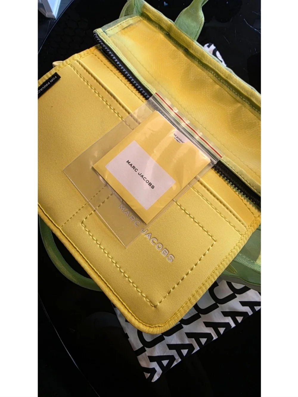 Marc Jacobs Lime Mesh Medium Tote - Picture 8 of 12